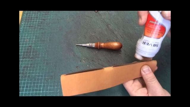 Мастер-класс по работе с кожей. Самый простой портмоне. Leather simple wallet. смотреть онлайн