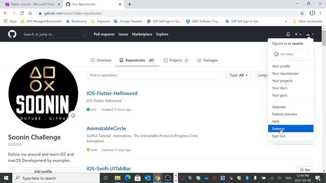 How push flutter project to Git with Android Studio (init / Commit / Push /fetch / VCS )