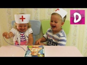 ✿ Играем в игру "Доктор Я Болен" Юные Хирурги Fun Kids Unpack and play the game "DOCTOR"