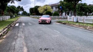 ? AX WRAP FILM VIETNAM | WRAP XE MERCEDES MÀU ULTRA GLOSS SAKURA PINK ?