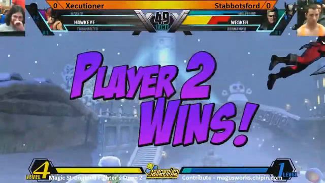 Xecutioner vs Stabbotsford - UMvC3 Singles - Magic Stronghold Fighters' Open 2 смотреть онлайн