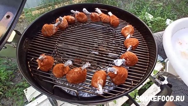Куриные ножки подкопченые в гриле смотреть онлайн
