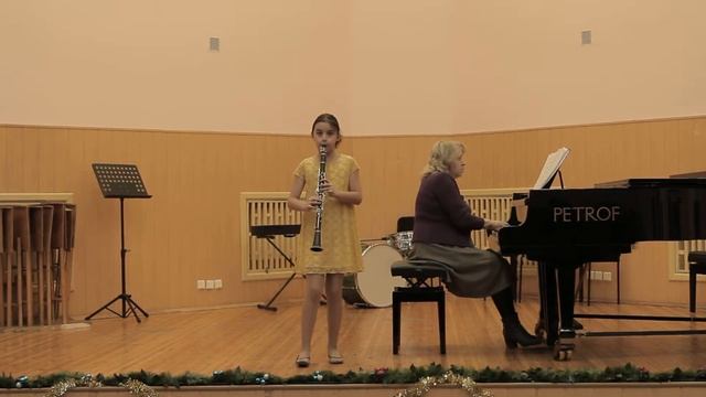 Eric Ledeuil - Clopinette (исп. Фирсова София, 10 лет, 4 класс, кларнет)