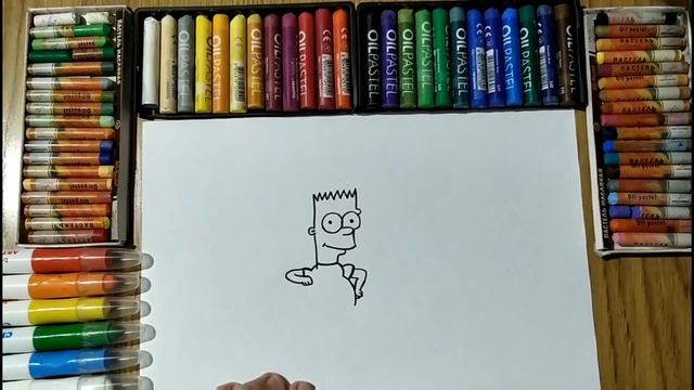 Рисуем Барта Симпсона / Симпсоны / Урок Рисования / How to Draw A Bart Simpson / Drawing Lesson смотреть онлайн