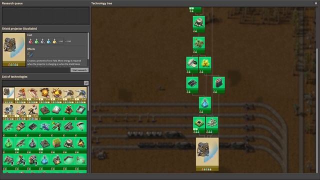 46. Мод Shield Projector - энергетический щит в Факторио. смотреть онлайн