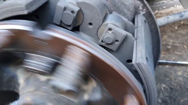 Ремонт тормозного кулака на Ман F90!
