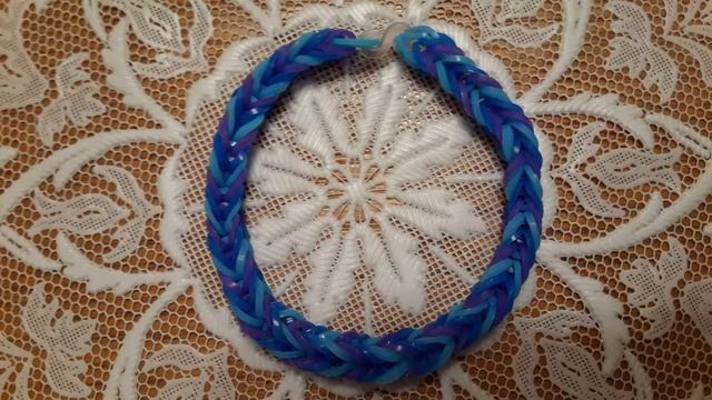 БРАСЛЕТЫ ИЗ РЕЗИНОК .ПЛЕТЕНИЕ РЫБИЙ ХВОСТ смотреть онлайн