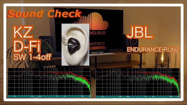 KZ D-Fi vs JBL ENDURANCE RUN2 [IEMs Chinese In-Ear Sound Comparison 中華イヤホン音比較] смотреть онлайн