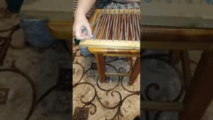 Мастер - класс "Плетение салфетки на раме" Часть 1