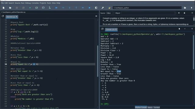 Python Operators (Mathematical/Arithmetic/Relational/Logical/Assignment operators). Pulkit Pedia!.