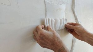 Виноградная лоза на стене, все секреты Барельеф