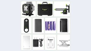 Huepar S04CG 16 линий 4D перекрестный лазерный уровень Bluetooth и пульт дистанционного