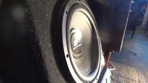 Мой сабвуфер 100 WATT в slow motion