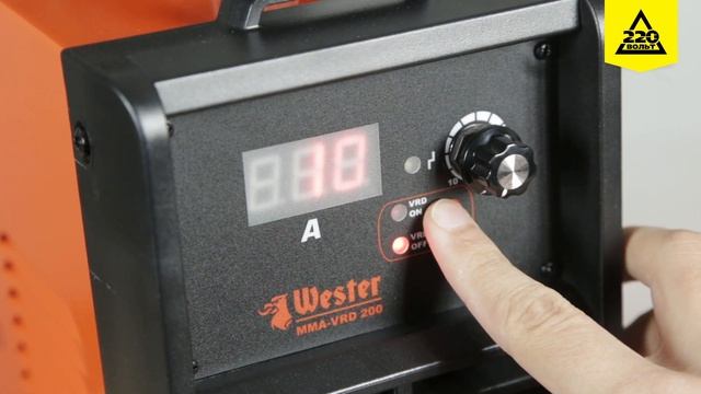 Сварочные инверторы Wester MMA-VRD 160, 180, 200 смотреть онлайн