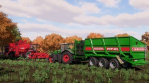 Farming Simulator 22 / Карта Сосновка / Осень, уборка свеклы