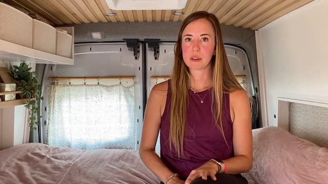 Woman Built Ford Transit into a Stunning Tiny Home | Van Tour смотреть онлайн