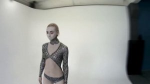 Backstage body art