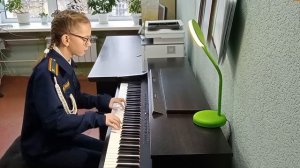 Липская София, с. Холмогоры. Ан.  Александров "Русская народная мелодия"