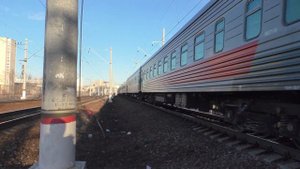 Электровоз ЭП2К-388 с фирменным поездом Жигули №9 Самара - Москва