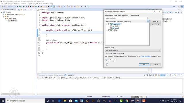 Application Life Cycle | JavaFX GUI Tutorial for Beginners