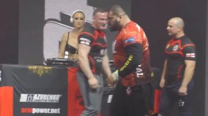 Levan SAGINASHVILI vs Vitaly LALETIN ARM WRESTLING 2019 ROUND 1