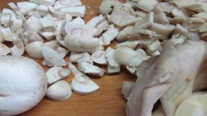 Грибной суп с кукурузной крупой