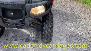 POLARIS SPORTSMAN 550 EFi QUAD BIKE SOLD BY www.catlowdycarriages.com