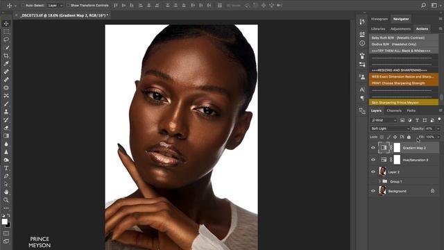 Photoshop Tutorial: How To Get Golden Skin Tones In Photoshop смотреть онлайн