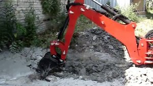 Экскаватор навесной на МТЗ-82.1.MPG