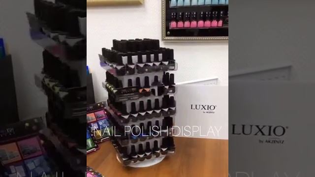 КАК ХРАНИТЬ ЛАКИ / ПОВОРОТНЫЙ ДИСПЛЕЙ ДЛЯ ЛАКОВ NAILPOLISHDISPLAY / ПОЛКА ДЛЯ ЛАКОВ