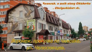 Воронеж, прогулка по Чижовке, ул  Челюскинцев  Voronezh, a walk along Chizhovka, Chelyuskintsev str