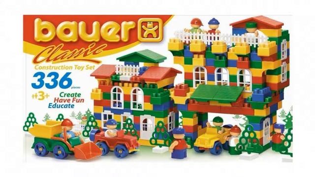 Видео обзор Конструктор Bauer Classic, 336 деталей, в коробке смотреть онлайн