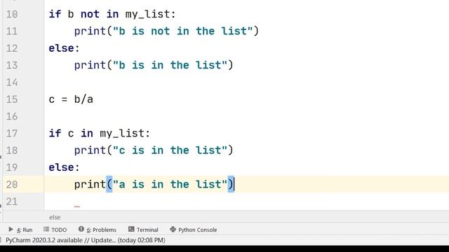 13. Membership Operators in Python