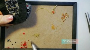 МК.Брошь Череп из бисера" Бедный Йорик" DIY Brooch skull.