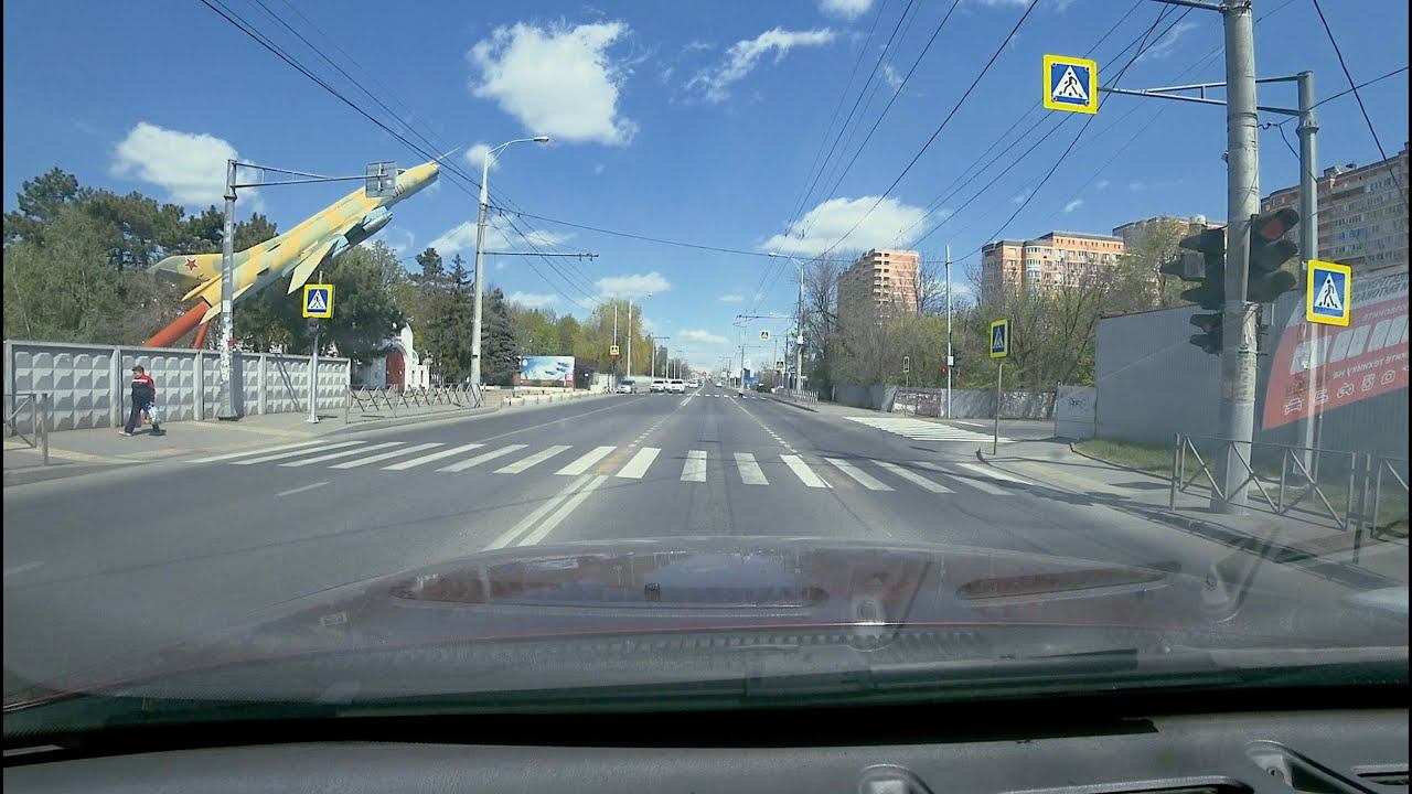 Опустевшие улицы Краснодара. Шел 12 день карантина