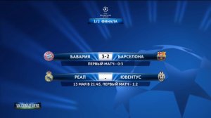 UCL 12/05/2015 Обзор матчей 1/2 финала ЛЧ 2014/15 Bayern M vs Barcelona