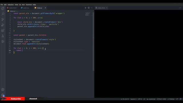 3D animation using html, css and javascript