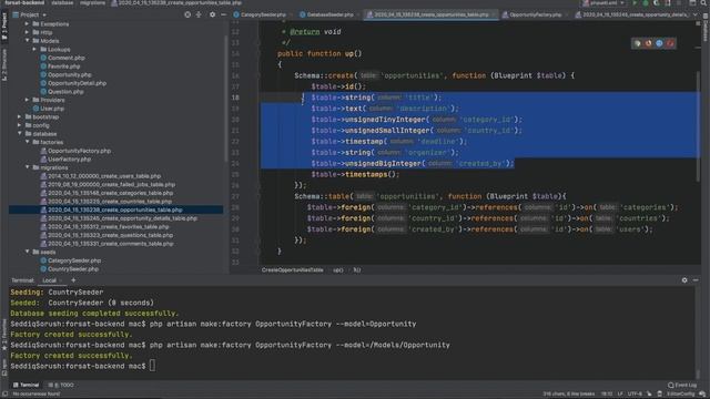 Flutter, Laravel, Vue - Idea To Deployment - Part-5- Creating model factories and Seeding Test Data