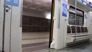 Поездка на Русиче с Дубравной до Горок в Казанском Метро. (18.01.2022)