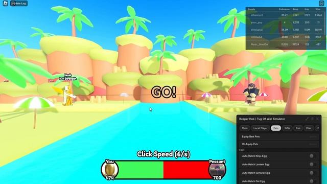 *NEW* Tug Of War Simulator Script (PASTEBIN 2023) (AUTOFARM, HATCH EGG, AUTO SPIN, EQUIP BEST) смотреть онлайн