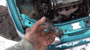 замена ремня грм и водяной заглушки двигателя в фиат палио 1 2