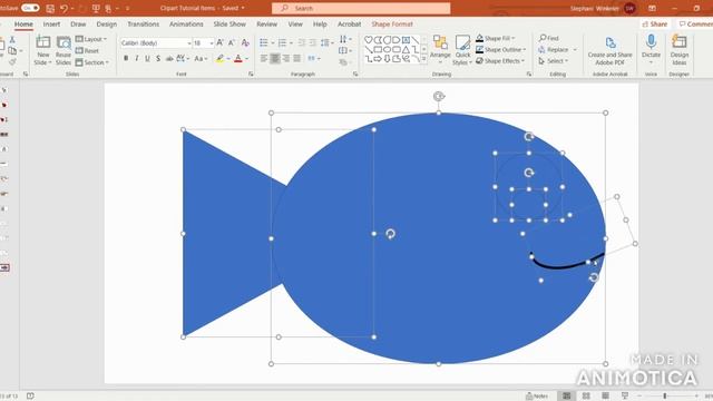 How To Make Your Own Clipart in PowerPoint in Less Than 15 Minutes (Fish Tutorial) смотреть онлайн