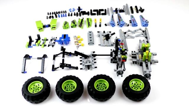 Лего Техник 42037. Внедорожник. Сборка и обзор набора Лего Техник. Lego Technic. Кикидо смотреть онлайн