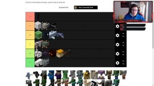 Tier List Minecraft