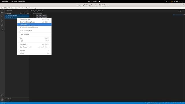 Visual Studio Code Tip:  View a diff between files смотреть онлайн