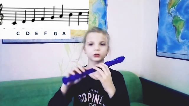 Первые шаги игры на флейте  1 урок