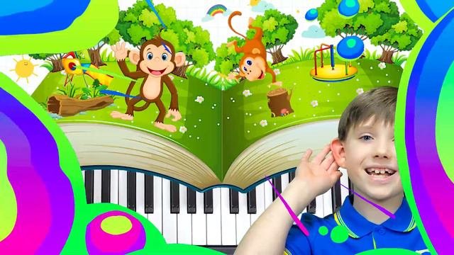 Две веселые мартышки ПЕСЕНКИ ДЛЯ САМЫХ МАЛЕНЬКИХ от Yegorka TV