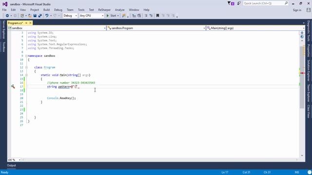 (Regex) Regular expressions in C#.net 2016