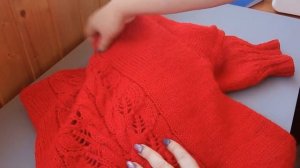 Теплый кардиган из хлопка и мохера#пальтоспицами