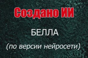 Женщины с именем Белла по версии нейросети